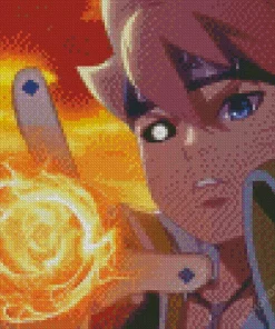 Boruto Chakra Nature Diamond Painting