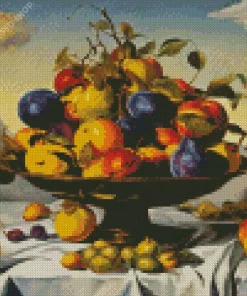 Bowl Of Fruit Diamond Painting