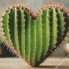 Cactus Heart Diamond Painting