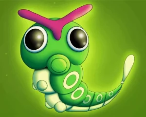 Caterpie Pokemon Diamond Painting