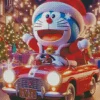 Chritmas Doraemon Diamond Painting