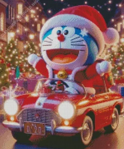 Chritmas Doraemon Diamond Painting