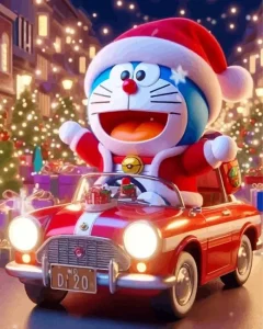 Chritmas Doraemon Diamond Painting