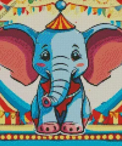 Circus Elephant Diamond Painting