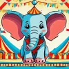 Circus Elephant Diamond Painting