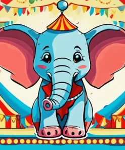 Circus Elephant Diamond Painting