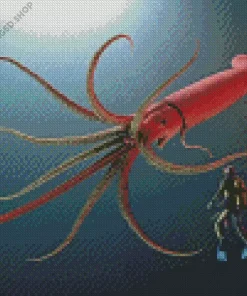 Colossal Squid Diamond Painting
