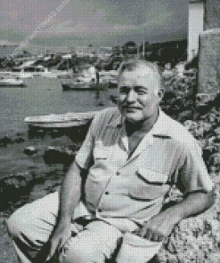 Ernest Hemingway Diamond Painting