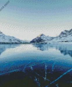Epic Frozen Lake Diamond Painting