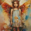 Girl With Wings Diamond Painting