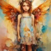 Girl With Wings Diamond Painting
