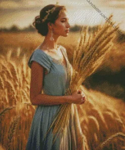 Harvest Girl Diamond Painting