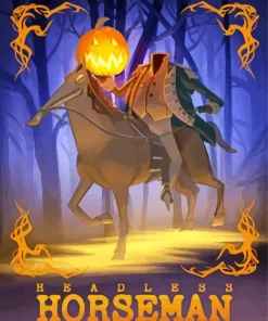 Headless Horseman Diamond Painting