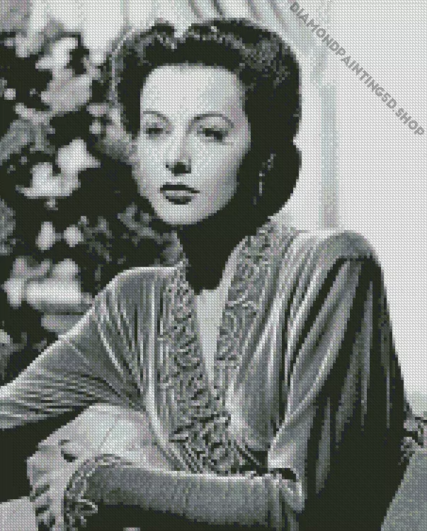 hedy lamarr Diamond By Numbers Hedy Lamarr Diamond Painting