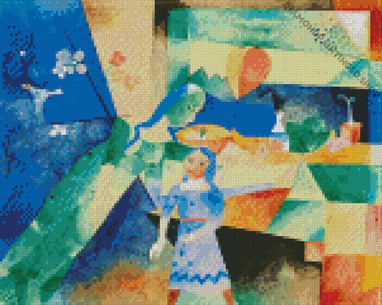 heinrich campendonk Diamond By Numbers Heinrich Campendonk Diamond Painting