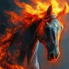 Hell Horse Diamond Painting