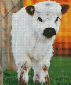 Miniature Cow Diamond Painting