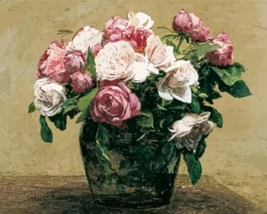 Pink Roses Diamond Painting
