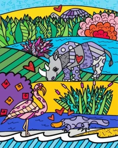 Romero Britto Diamond Painting