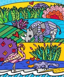 Romero Britto Diamond Painting