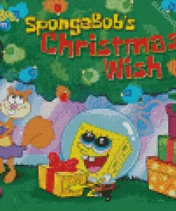 Spongebob Christmas Diamond Painting