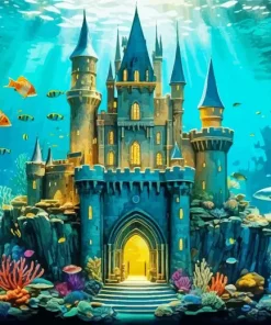 Underwater Castle Diamond Painting