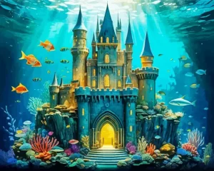 Underwater Castle Diamond Painting