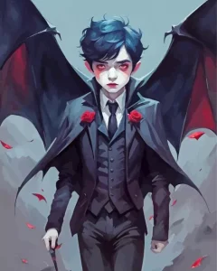 Vampire Boy Diamond Painting