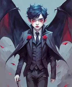 Vampire Boy Diamond Painting