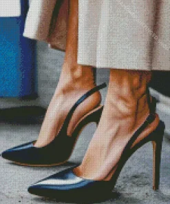 Woman High Heels Diamond Painting