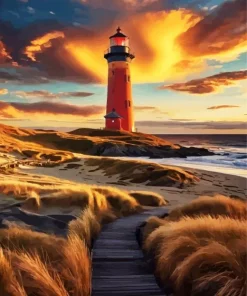 Beach boardwalk Diamond Painting