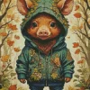 Boar Baby Diamond Painting