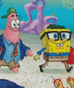 Bob With Patrick Diamond Painting