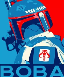 Boba Fett Poster Diamond Painting