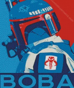Boba Fett Poster Diamond Painting