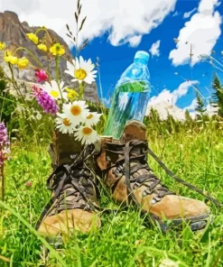Hiking Boots Diamond Painting