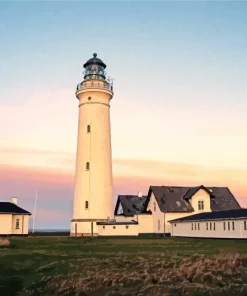 Hirtshals Fyr Lighthouse Diamond Painting