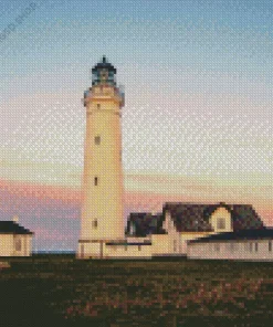 Hirtshals Fyr Lighthouse Diamond Painting