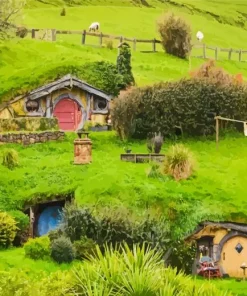 Hobbiton House Diamond Painting