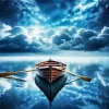 Row Boat Diamond Painting