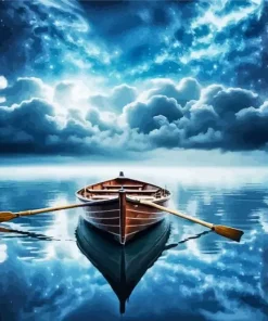 Row Boat Diamond Painting