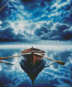Row Boat Diamond Painting